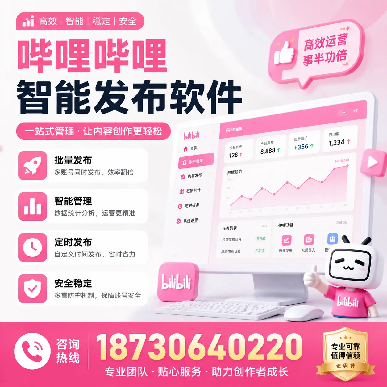 如何评估哔哩哔哩智能发布软件的ROI？珠海 企业必读